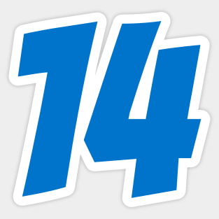 Fernando Alonso 14 - Driver Number Sticker